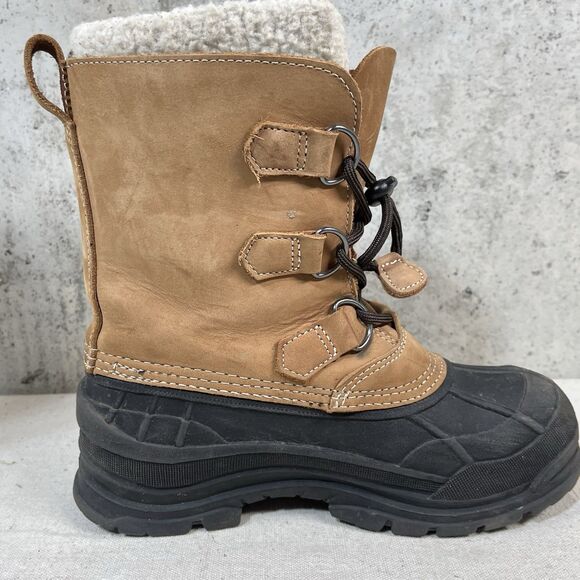 Cabela’s Mens Sz 6M Snow Pac Waterproof 3M Thinsulate Boots Leather Uppers Lined - Picture 6 of 11